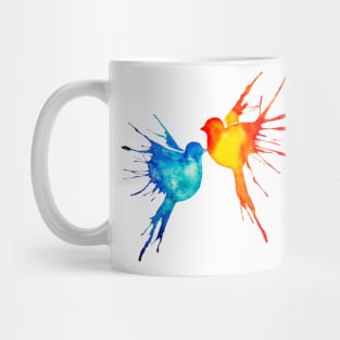 Watercolor birds Mug